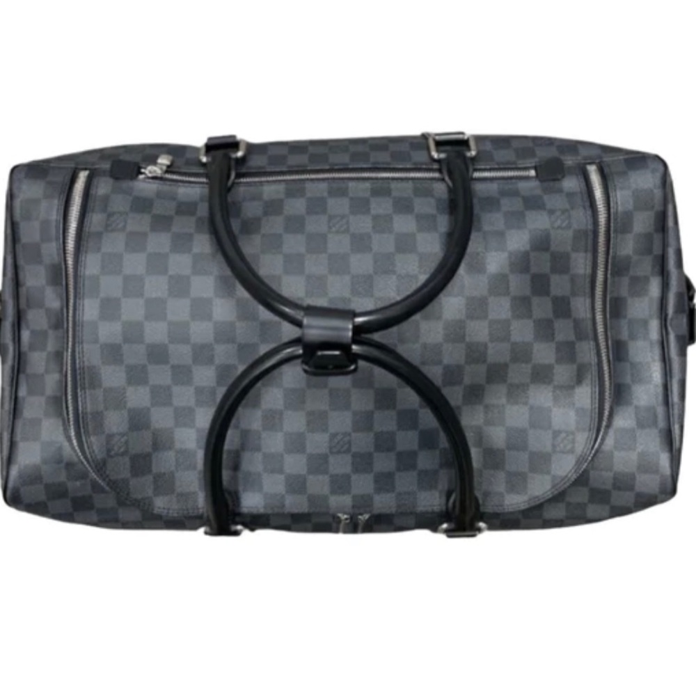 Louis Vuitton Damier Graphite Roadster 50 Canvas & Leather Duffle - Picture 3 of 4